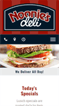 Mobile Screenshot of nooniesdeli.com