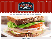 Tablet Screenshot of nooniesdeli.com